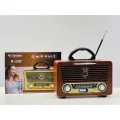 BUĞZ Kumandalı Bluetooth özellikli nostaljik radyo kahverengi 2 yıl garantili - Elektronik