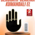  Kumandalı El Led Araba İçi 4 Farklı Mod El Orta Parmak Led