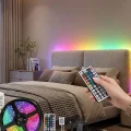 BUĞZ Kumandalı RGB Şerit Led 5 Metre Renk Değiştiren Dekoratif LED Işık
