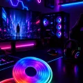 BUĞZ Kumandalı Su Geçirmez RGB Led Şerit Işık Müzik Senkronlu Neon Led