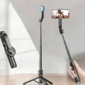 BUĞZ Kumandalı Tripod Telefon Tutucu Selfie Çubuğu 360 Derece Dönebilen - BUĞZ