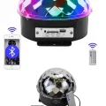  Küre Disko Topu Müzik Çalar Renkli Lazer Işıklı Bluetooth Disko Parti Işığı Kumandalı