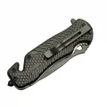 BUĞZ Kurtarma Çakısı Kırmızı 22 Cm Yarı Otomatik , Kemerlikli