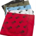 BUĞZ Kuru Kafa Desenli Keten Bandana 50*50