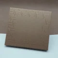 BUĞZ Kutulu - Lüks Deri Desenli Defter ve Metal Kalem - Hediye Seti