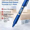 BUĞZ Lades Mavi Permanent Marker Silinmez Koli Kalemi Yuvarlak Uç 1 Adet