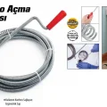 BUĞZ Lavabo Ve Gider Boruları Açacağı - Lavabo Açma Sustası - 8metre Bx40