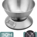BUĞZ Lcd Ekran Elektronik Dijital Mutfak Terazisi İnox Hassas Mutfak Tartısı ( BUĞZ )