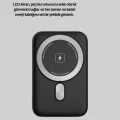 BUĞZ LCD Ekranlı Kablosuz Powerbank Type C ve USB Çıkışlı