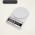  LCD Ekranlı Yüksek Hassasiyetli Dijital Mutfak Terazisi