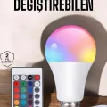 BUĞZ Led Ampul Enerji Dostu RGB Işıklı 100W Led Işık