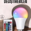 BUĞZ Led Ampul Enerji Dostu RGB Işıklı 100W Led Işık