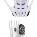 BUĞZ LED Aydınlatmalı 5 Antenli Motorlu 1080P Wifi Kamera Sensörlü
