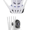  LED Aydınlatmalı 5 Antenli Motorlu 1080P Wifi Kamera Sensörlü