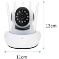 BUĞZ LED Aydınlatmalı 5 Antenli Motorlu 1080P Wifi Kamera Sensörlü Yeni Nesil