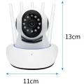 BUĞZ LED Aydınlatmalı 5 Antenli Motorlu 1080P Wifi Kamera Sensörlü Yeni Nesil - BUĞZ
