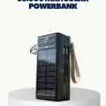 BUĞZ LED Aydınlatmalı Güneş Panelli Powerbank Seyahat ve Kamp İçin