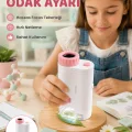 BUĞZ LED Aydınlatmalı Taşınabilir Mikroskop 80X-200X Ayarlanabilir Büyütme Özellikli