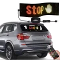 BUĞZ Led Ekran Matrix Panel Cama Yapışan En Büyük Boy 16x96 Led Sayısı Araba Yazısı 12cm-59.5cm