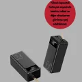 BUĞZ LED Ekranlı Çok Fonksiyonlu Taşınabilir Şarj Ünitesi Powerbank - Lisinya