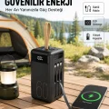 BUĞZ LED Ekranlı Çok Fonksiyonlu Taşınabilir Şarj Ünitesi Powerbank Yeni Nesil