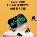 BUĞZ LED Ekranlı Kablosuz Kulaklık – Gürültü Önleyici Mikrofon ve Dokunmatik Özellikli