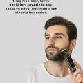 BUĞZ LED Ekranlı Şarjlı Saç ve Sakal Kesme Makinesi Erkek Bakım Cihazı Çok Başlıklı Set - Lisinya
