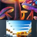 BUĞZ LED görüntü teknolojili 4K çözünürlüklü beyaz projeksiyon cihazı, 1080P, HDR, kablosuz, HDMI