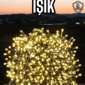 Led Işık 10 Metre Gün Işığı Parlak ve Doğal Ağaç Süsleme