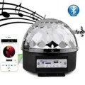  Led Işık Disko Topu Bluetooth Hoparlörlü USB Müzik Çalar Kumandalı