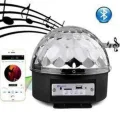  Led Işık Disko Topu Bluetooth Hoparlörlü USB Müzik Çalar Kumandalı