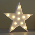 BUĞZ Led Işıklı Beyaz Yıldız Gece Lambası