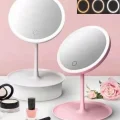 BUĞZ Led Işıklı Dokunmatik Makyaj Aynası 3 Kademeli Işık Ayarlı