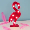 BUĞZ Led Işıklı Flamingo Gece Lambası