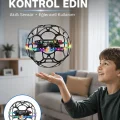BUĞZ LED Işıklı Futbol Topu Mini Drone Akıllı Sensörlü El Kontrollü