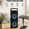 BUĞZ LED Işıklı Kablosuz Bluetooth Hoparlör Yüksek Ses Güçlü Bas Performansı Taşınabilir Şarjlı