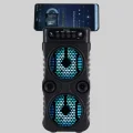 BUĞZ LED Işıklı Kablosuz Bluetooth Hoparlör Yüksek Ses Güçlü Bas Performansı Taşınabilir Şarjlı