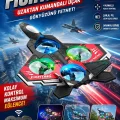 BUĞZ Led Işıklı Oyuncak Drone Fighter Jet Tasarımlı Uzaktan Kumandalı Uçak