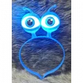  Led Işıklı & Pilli Uzaylı Göz Parti Tacı Mavi Renk