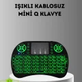 BUĞZ LED Işıklı Q Klavye – Touchpad, Numerik Tuş Takımı ve Multimedya Kısayolları