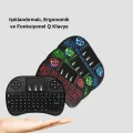 BUĞZ LED Işıklı Q Klavye – Touchpad, Numerik Tuş Takımı ve Multimedya Kısayolları - BUĞZ