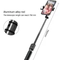 BUĞZ Led Işıklı Selfie Çubuğu Bluetooth Kumandalı Kablosuz Tripot Selfie Monopod Selfie Stick SİYAH