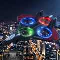 BUĞZ LED Işıklı Uzaktan Kumandalı Drone Fighter Jet Tasarımlı 360 Derece Dönebilen Oyuncak Uçak