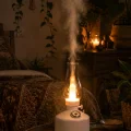 BUĞZ LED Işıklı Vintage Hava Nemlendirici Aromaterapi Difüzörü USB Şarjlı