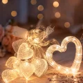 BUĞZ LED Kalp Neon Lamba Dekoratif Romantik Gece ve Ortam Işığı