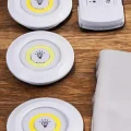 BUĞZ Led Lamba 3lü Uzaktan Kumandalı Yapışkanlı Beyaz Işık (Kopya) - BUĞZ