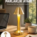 BUĞZ LED Masa Lambası 3 Renk Ayarlı Şarjlı Kablosuz Modern Tasarım Yeni Nesil