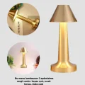 BUĞZ LED Masa Lambası 3 Renk Ayarlı Şarjlı Kablosuz Modern Tasarım Yeni Nesil