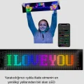 BUĞZ LED Matrix Piksel Panel Işığı USB Uygulama Kontrollü Kaydırmalı Yazı Ekranı