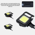 BUĞZ LED Mini Anahtarlık Fener – 1000 Lümen Güçlü Işık ve USB Type-C Şarjlı